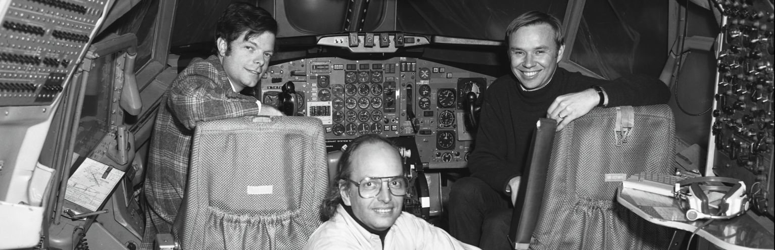 Fraser, Deyst, and Hopkins in Simulator Fraser, Deyst, and Hopkins in Simulator