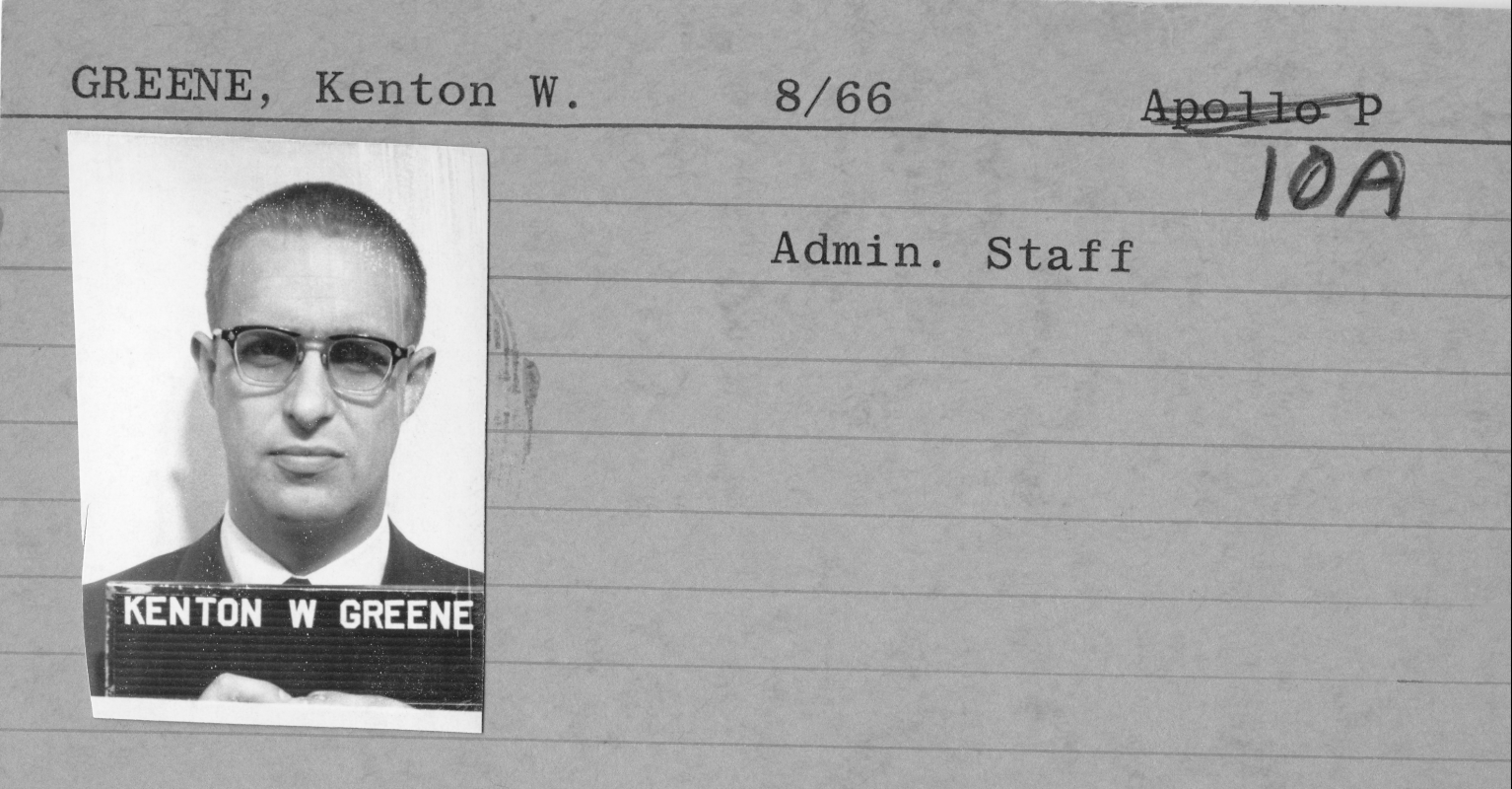 Kenton Greene Employee Card