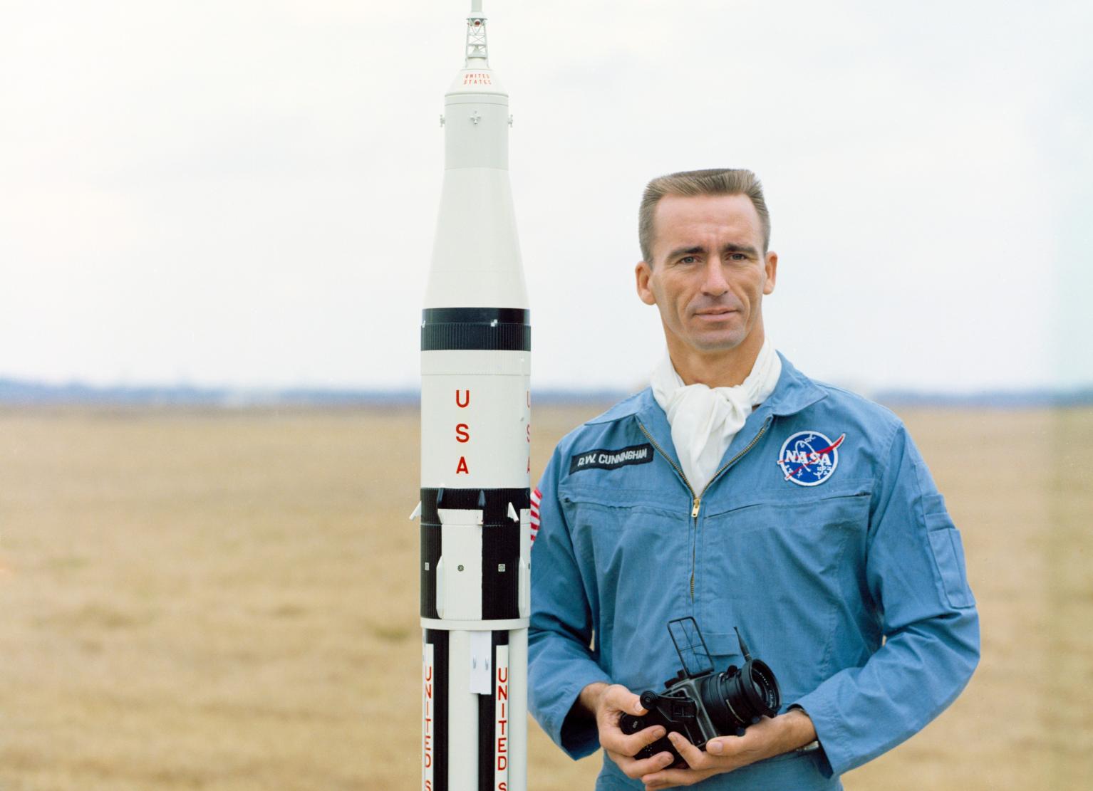 Apollo 7 Lunar Module (LM) Pilot Walter Cunningham