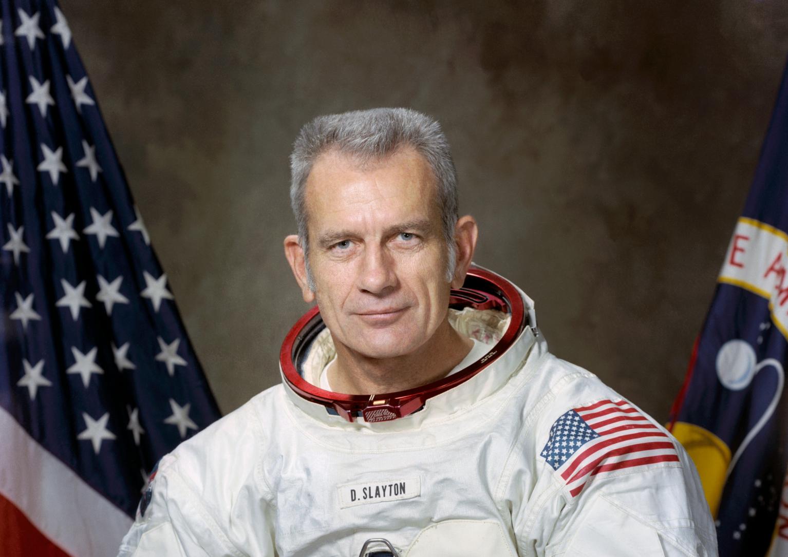 Donald Slayton Portrait of the American ASTP Astronaut Donald ''Deke'' K. Slayton