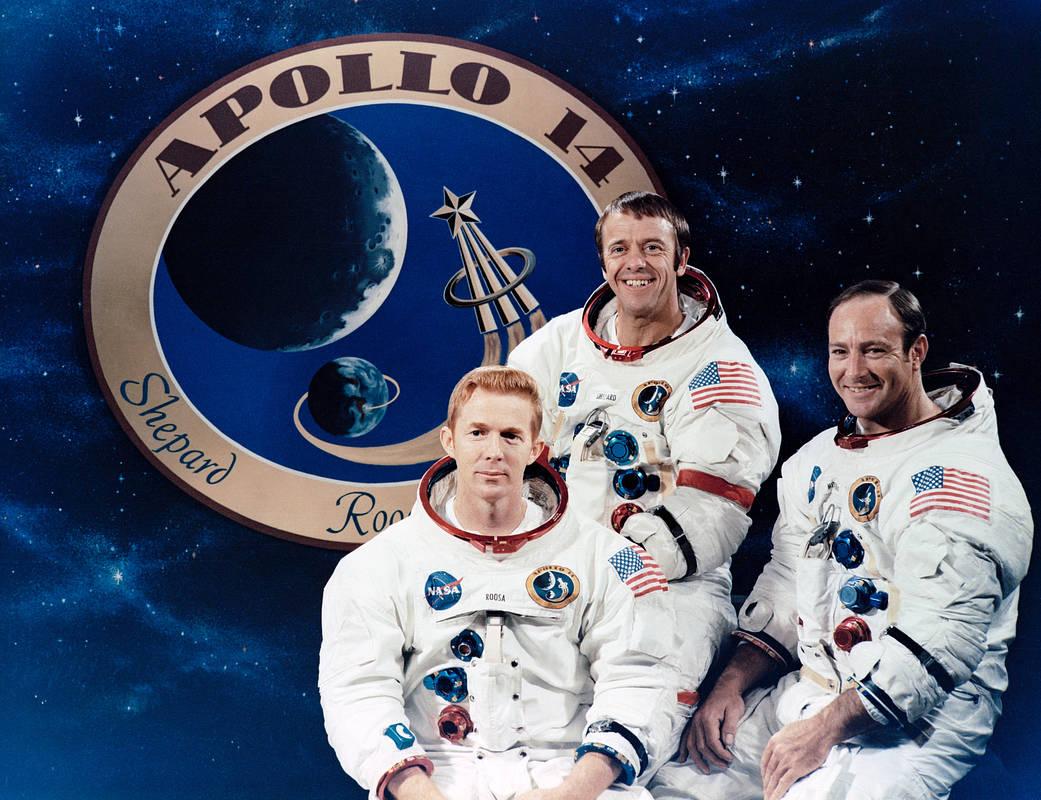 Apollo 14 Crew Shepard, Roosa, and Mitchell