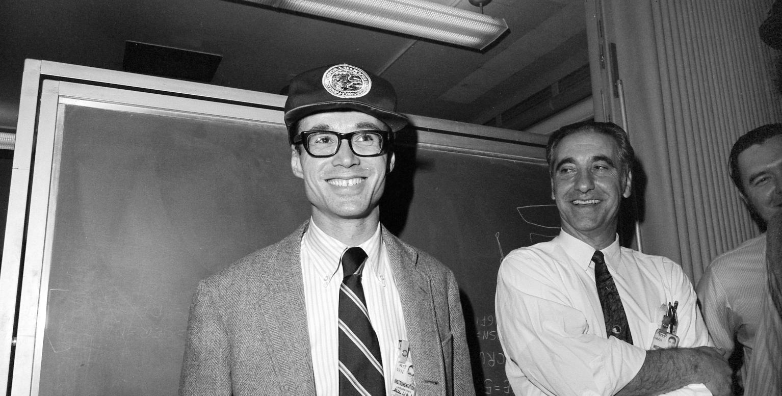 Sheldon Buck at Apollo Splashdown Party, December 1972