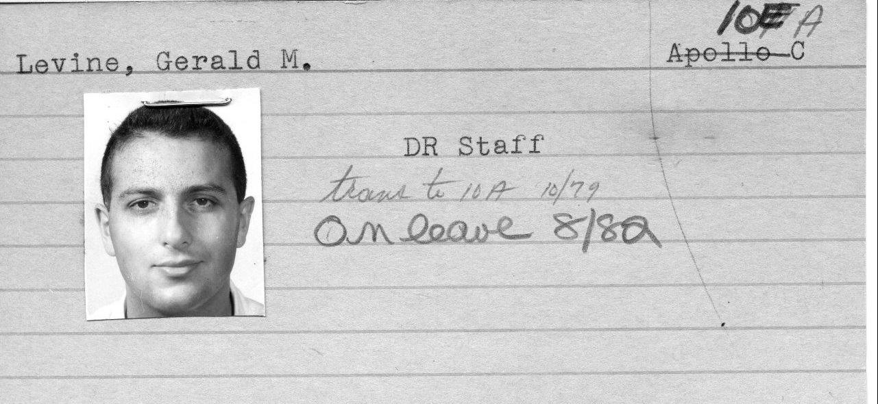 Gerald Levine Employee Card