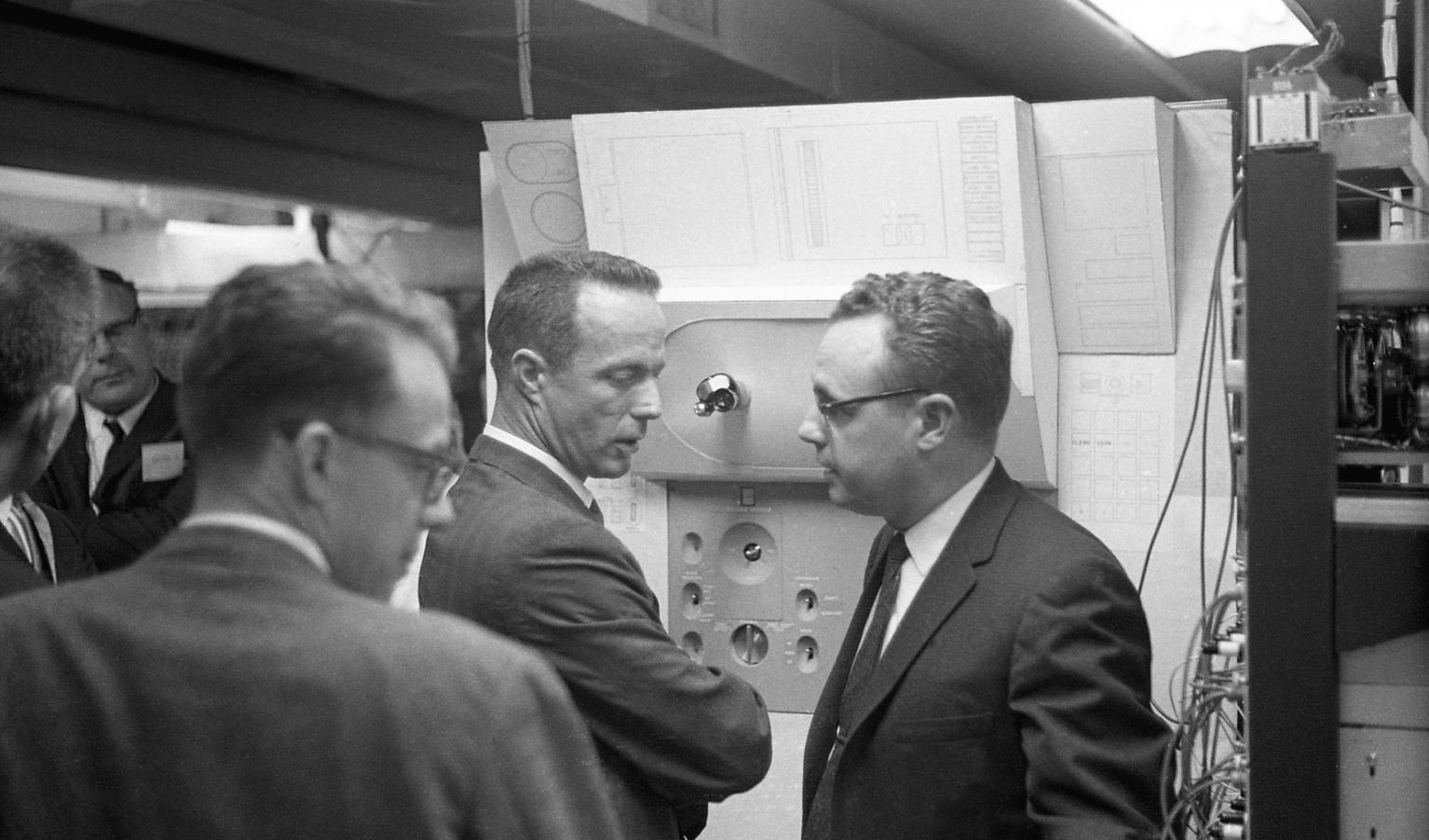 Jim Nevins With Scott Carpenter Jim Nevins With Scott Carpenter