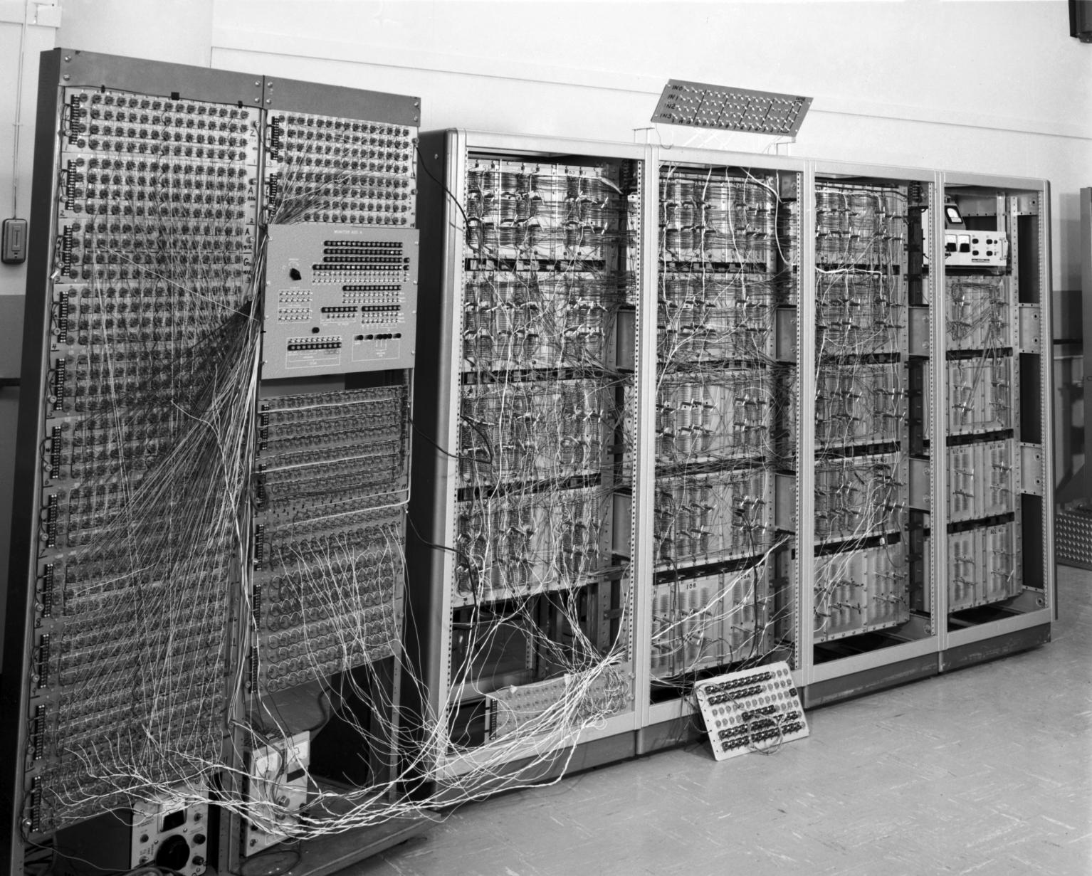 Rear View Of Apollo Guidance Computer Integrated Circuit Model Rear View Of Apollo Guidance Computer Integrated Circuit Model