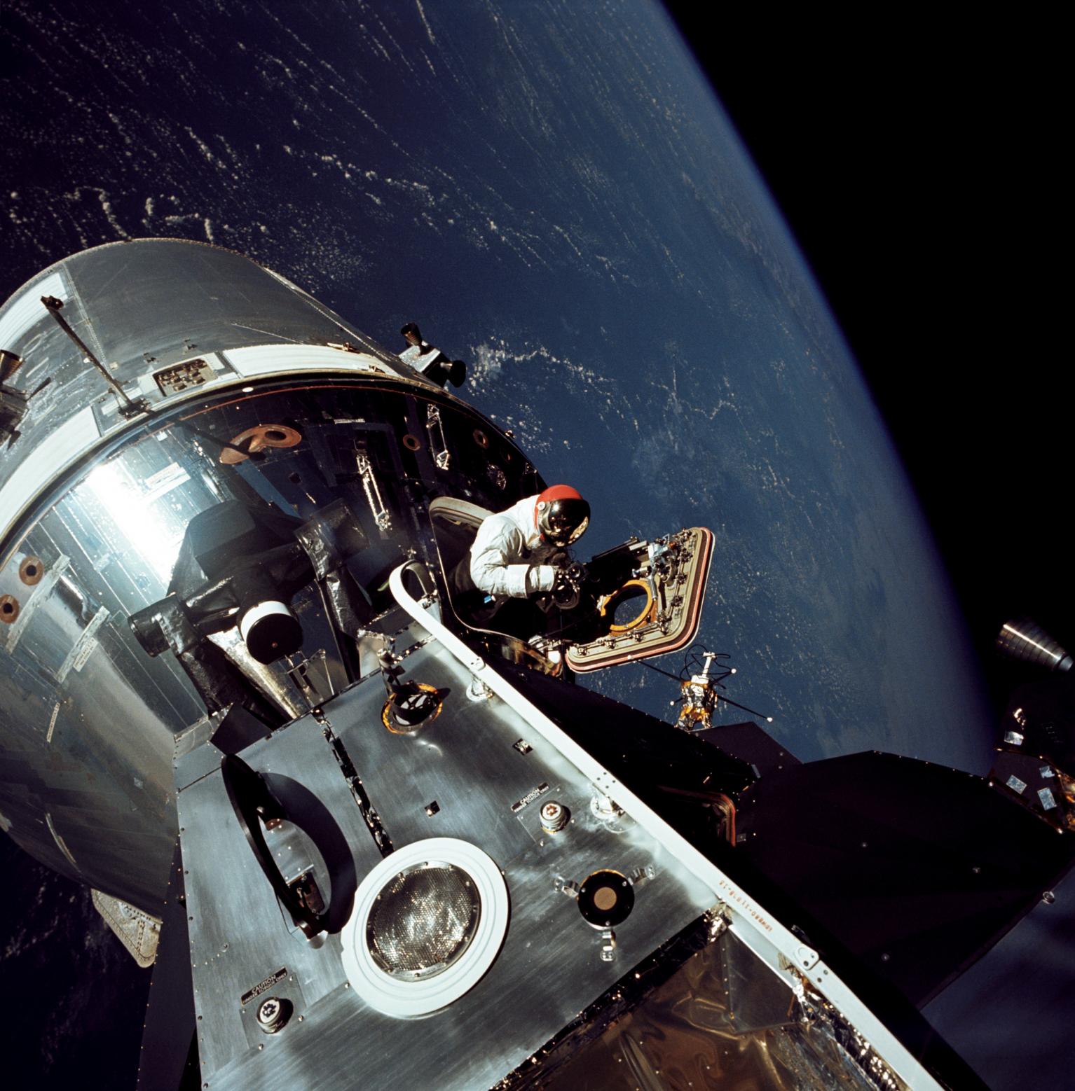Apollo 9 Command and Service Module Docked with Lunar Module Apollo 9 Command and Service Module Docked with Lunar Module
