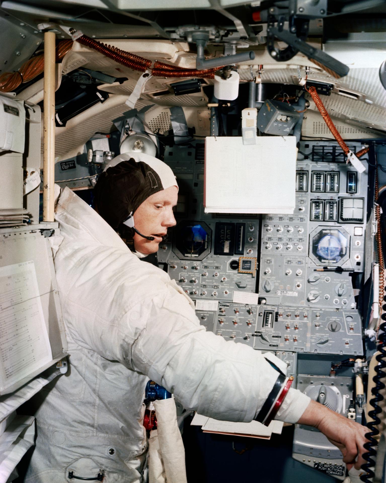 Astronaut Neil Armstrong Simulation Training Astronaut Neil Armstrong Simulation Training