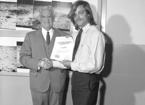 Apollo "Exceptional Service" Presentations by Dr. Draper to Don Eyles Apollo "Exceptional Service" Presentations by Dr. Draper to Don Eyles