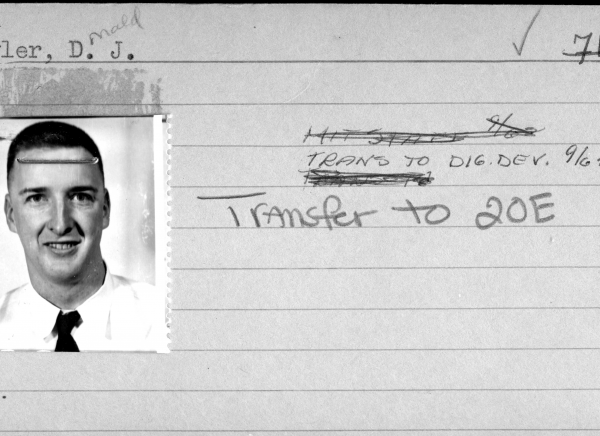 Donald Bowler Employee Card