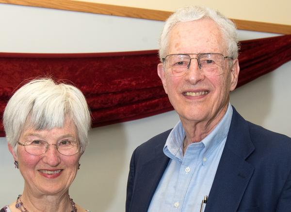 Cline Frasier with Wife Gretchen