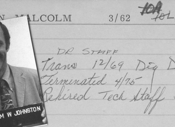 Malcolm Johnston Malcolm Johnston Employee Card