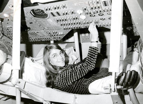 Margaret Hamilton Inside Command Module Margaret Hamilton Inside Command Module