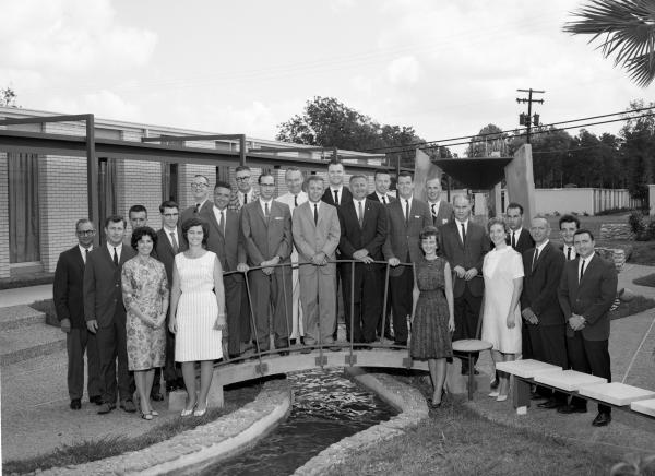 Group shot of the nucleus of 1960 Flight Operations Division
