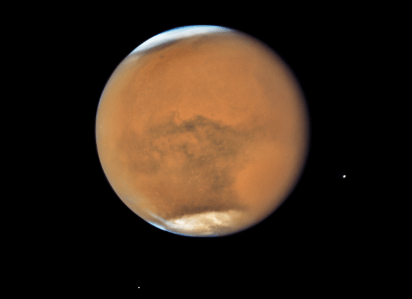 Hubble’s Close-up View of Mars Dust Storm
