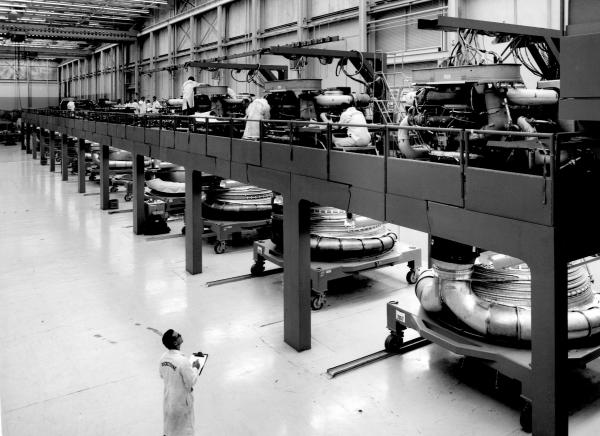 F-1 Engine Production Line F-1 Engine Production Line
