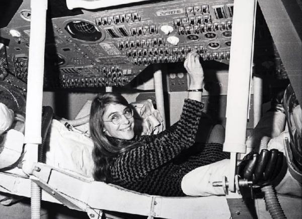 Margaret Hamilton Inside Command Module Margaret Hamilton Inside Command Module