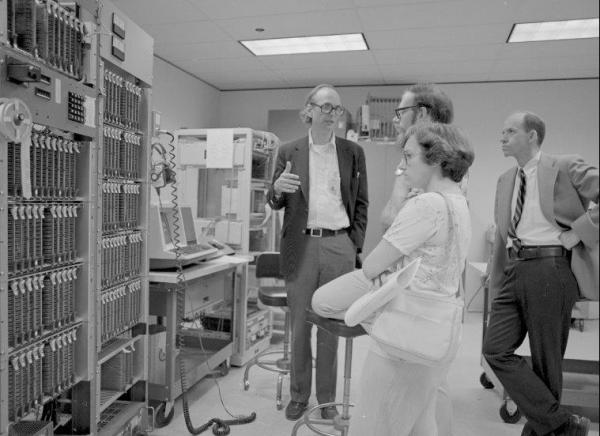 Engineers in the lab
