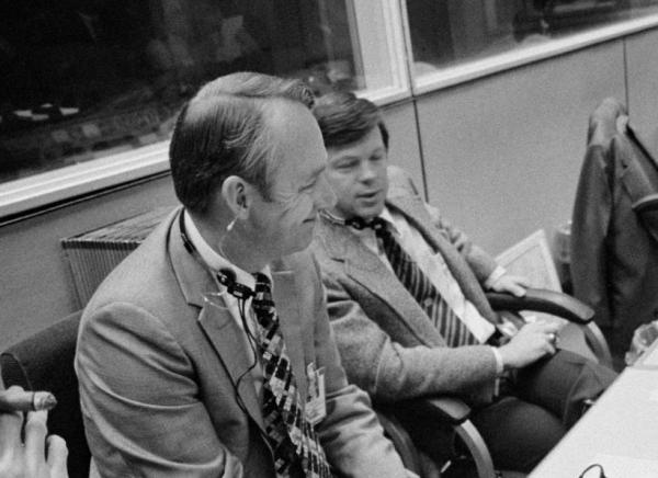 Mission Control Center during Skylab 4 mission Mission Control Center during Skylab 4 mission