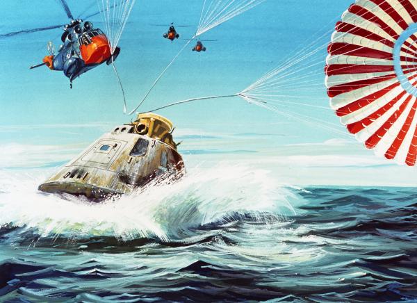 Splash Down and Recovery of Apollo Spacecraft Splash Down and Recovery of Apollo Spacecraft