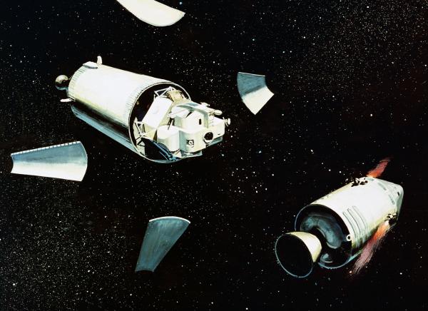 Deployment of the Lunar Module (LM) Adapter Panels Deployment of the Lunar Module (LM) Adapter Panels