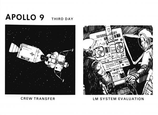 Apollo 9 Mission Illustration Day 3 Apollo 9 Mission Illustration Day 3