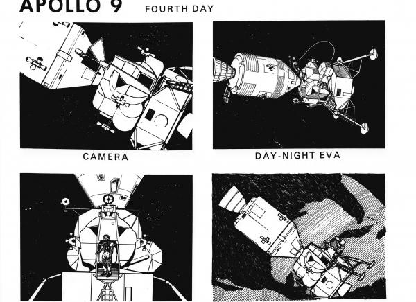 Apollo 9 Mission Illustration Day 4 Apollo 9 Mission Illustration Day 4