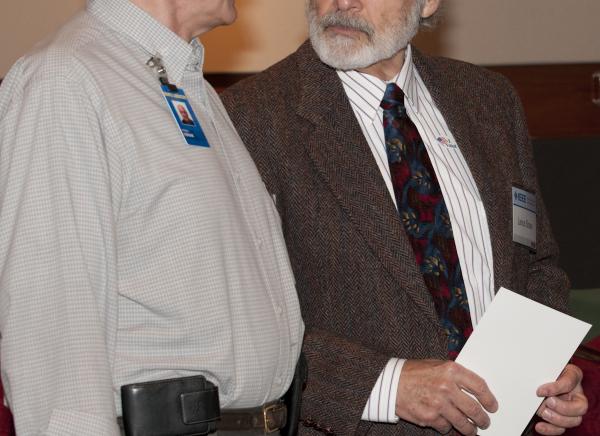 Lance Drane with fellow engineer Peter Vernam Lance Drane with fellow engineer Peter Vernam