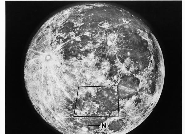 Apollo Proposed Moon Landing Site