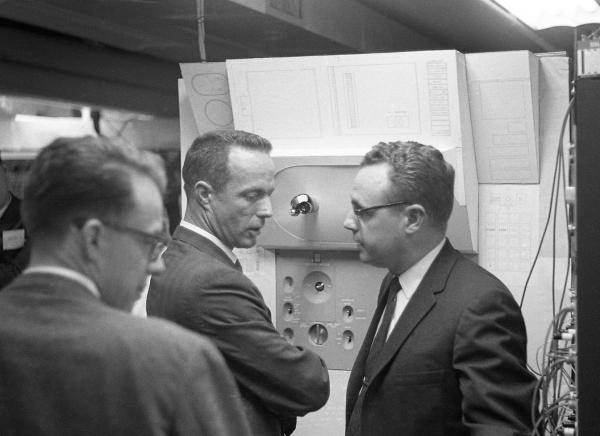 Jim Nevins With Scott Carpenter Jim Nevins With Scott Carpenter