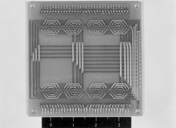 Printed Circuit Boards For Block II Apollo Guidance Computer Memory Cage Printed Circuit Boards For Block II Apollo Guidance Computer Memory Cage