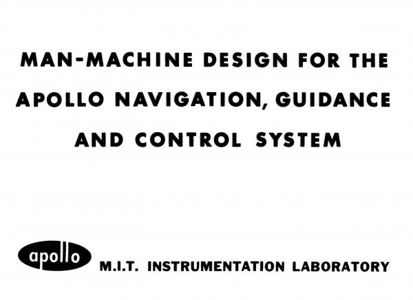 Man-Machine Design for the Apollo Navigation Man-Machine Design for the Apollo Navigation