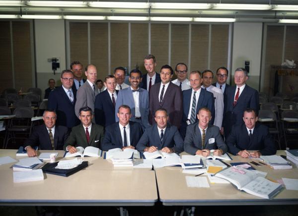 Apollo 1 Astronauts with Draper Engineers Apollo 1 Astronauts with Draper Engineers