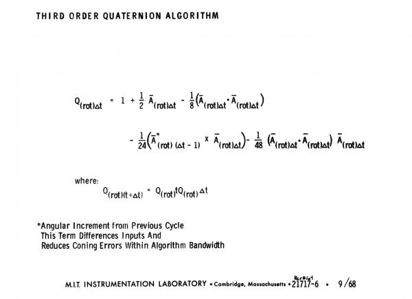 Third Order Quaternion Algorithm