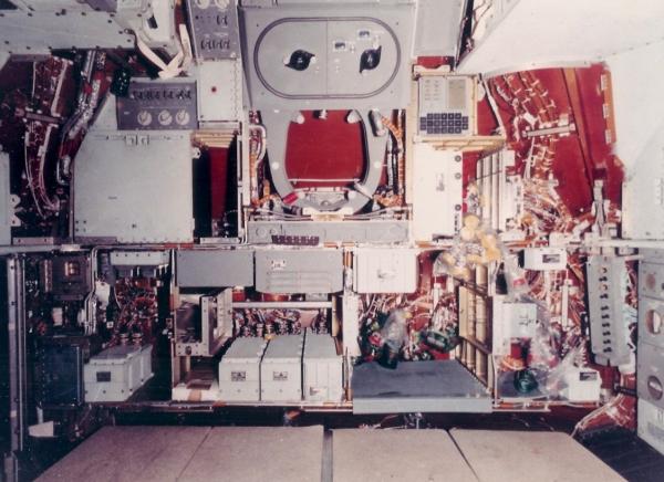 Inside View of Apollo Command Module Trainer Inside View of Apollo Command Module Trainer