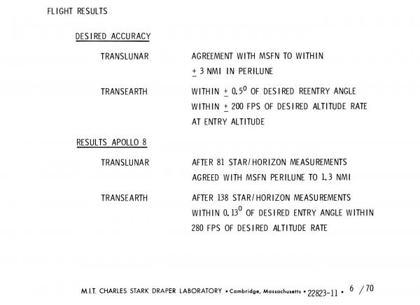 Flight Results Flight Results