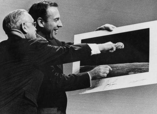 Doc Draper and Apollo Astronaut James Lovell Doc Draper and Apollo Astronaut James Lovell