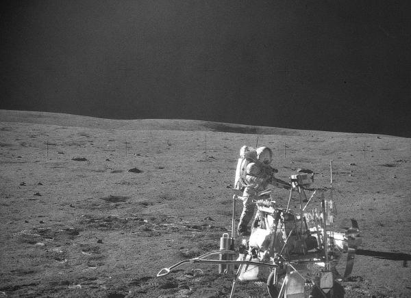 Apollo 14 Alan Shepard and the Modular Equipment Transporter Apollo 14 Alan Shepard and the Modular Equipment Transporter