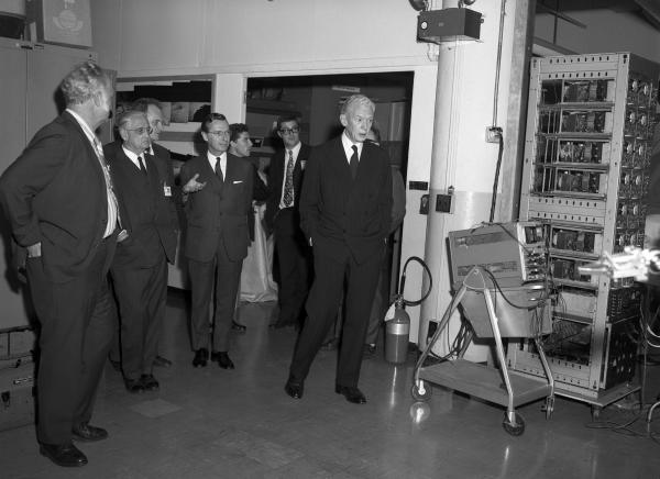 Visit To Draper Lab 7 Of Former French Premier Maurice Couve de Murville Visit To Draper Lab 7 Of Former French Premier Maurice Couve de Murville