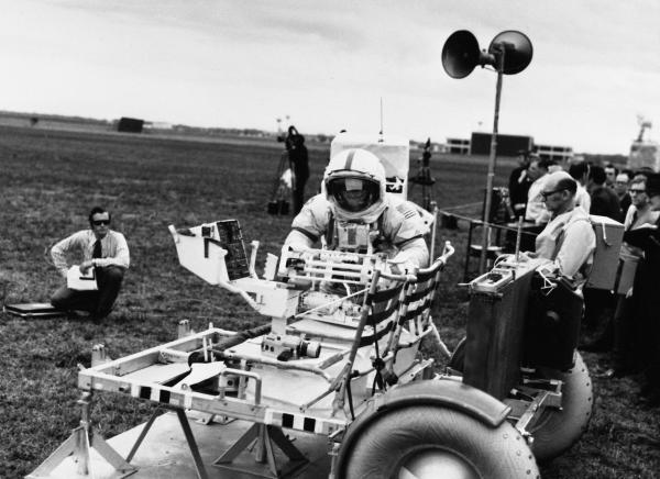 Initial Dry Run Of Apollo 17 Lunar Gravimeter Experiment Deployment, Using The Traverse Gravimeter Training Model Initial Dry Run Of Apollo 17 Lunar Gravimeter Experiment Deployment, Using The Traverse Gravimeter Training Model