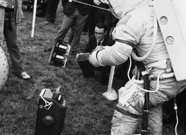 Initial Dry Run Of Apollo 17 Lunar Gravimeter Experiment Deployment, Using The Traverse Gravimeter Training Model Initial Dry Run Of Apollo 17 Lunar Gravimeter Experiment Deployment, Using The Traverse Gravimeter Training Model