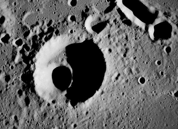 Moon Crater as seen from Apollo 8 Spacecraft Moon Crater as seen from Apollo 8 Spacecraft