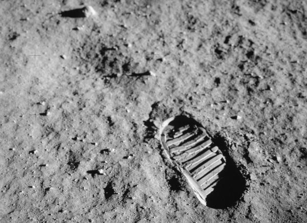 Bootprint on the Lunar Surface Bootprint on the Lunar Surface