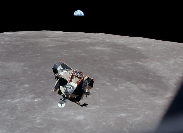 Lunar Excursion Module Approaching the Command Module Lunar Excursion Module Approaching the Command Module