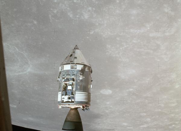 Apollo 15 Command and Service Module in Lunar Orbit Apollo 15 Command and Service Module in Lunar Orbit