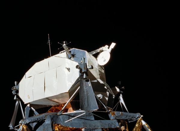 Apollo 16 Lunar Module on the Moon's Surface Apollo 16 Lunar Module on the Moon's Surface