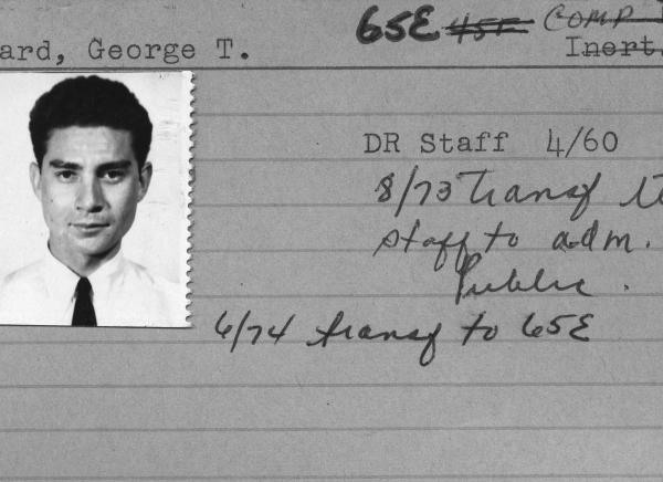 George Bernard Employee Card George Bernard Employee Card