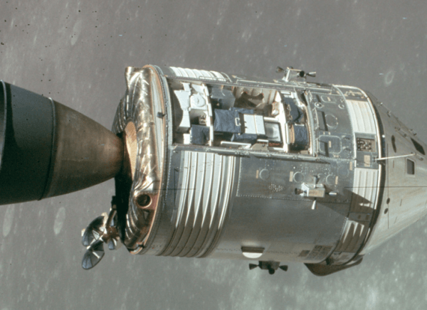 Command Module In Lunar Orbit Command Module in Lunar Orbit