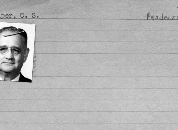 Charles Draper Employee Card Charles Draper Employee Card