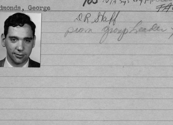 George Edmonds Employee Card George Edmonds Employee Card