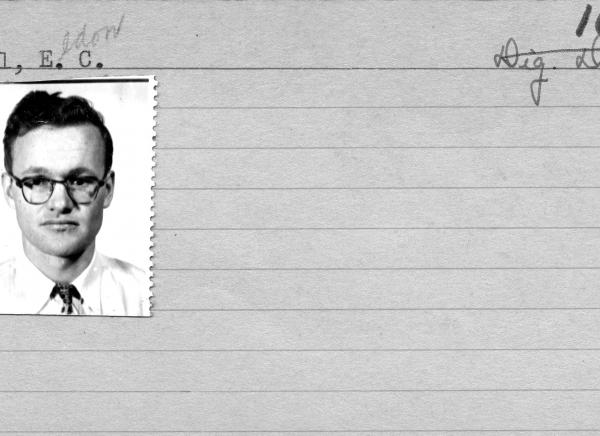 Eldon Hall Employee Card Eldon Hall Employee Card
